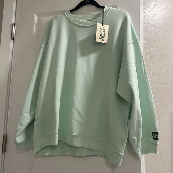 Daily Drills Oversized Crew - Surf - Picture 3 of 5